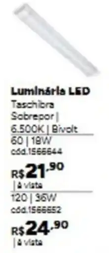 Tumelero Luminária led taschira sobrepot oferta