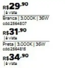 Tumelero Lâmpada led branca oferta