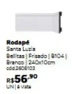 Tumelero Rodapé santa luzia oferta