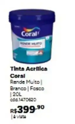 Tumelero Tinta Acrilica Coral oferta