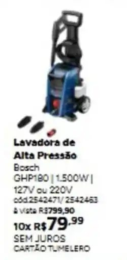Tumelero Lavadora de alta pressão bosch oferta