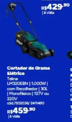 Tumelero Cortador de grama elétrico oferta
