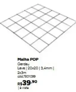 Tumelero Malha pop oferta