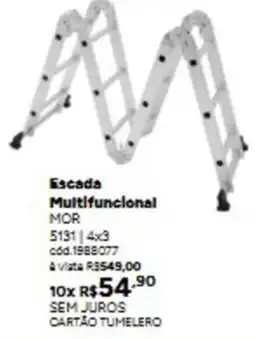 Tumelero Escada multifuncional mor oferta