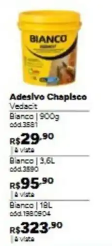 Tumelero Adesivo Chaplisco Vedacit Bianco oferta
