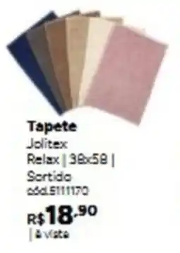 Tumelero Tapete Jolitex Relax oferta