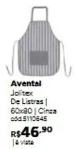 Tumelero Avental Jolitex De Listras oferta