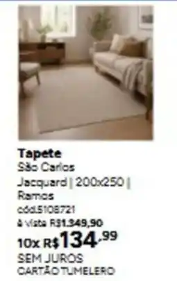 Tumelero Tapete São Carlos oferta