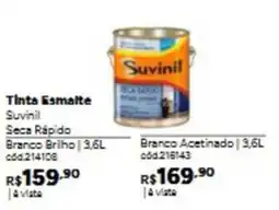 Tumelero Tinta Esmalte Suvinil Seca Rápido oferta