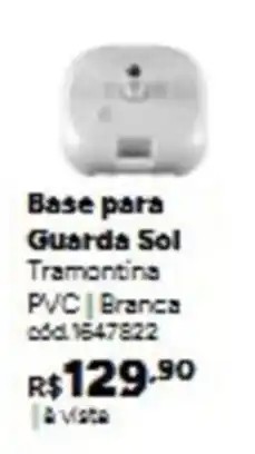 Tumelero Base para guarda sol tramontina oferta
