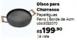 Tumelero Disco para Churrasco Papalégua oferta