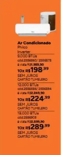 Tumelero Ar Condicionado Philco Inverter oferta