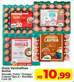 Rebouças Supermercados Ovos Vermelhos Avine oferta