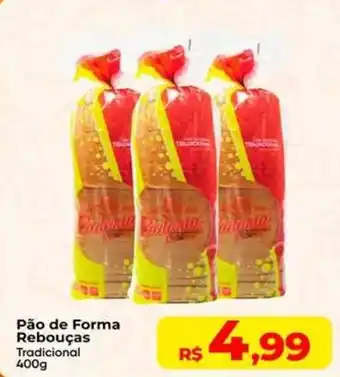 Pão de Forma Rebobuçãs Tradicional