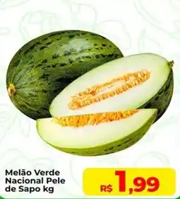 Rebouças Supermercados Melão Verde Nacional Pele de Sapo oferta