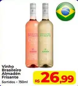 Rebouças Supermercados Vinho Brasileiro Almadén Frisante oferta