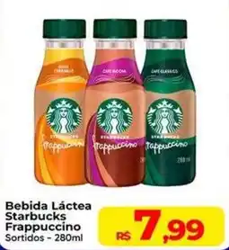 Rebouças Supermercados Bebida Láctea Starbucks Frappuccino Sortidos oferta