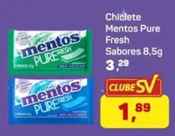 Supermercados São Vicente Chidlete Mentos Pure Fresh Sabores oferta