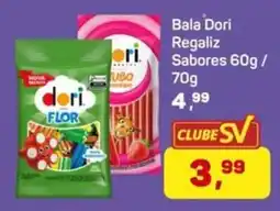 Supermercados São Vicente Bala Dori Regaliz Sabores oferta