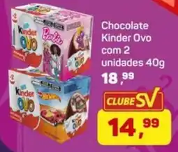 Supermercados São Vicente Chocolate kinder ovo oferta