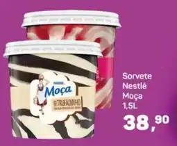 Supermercados São Vicente Sorvete Nestlé Moça oferta