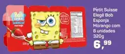 Supermercados São Vicente Petit Suisse Elegê Bob Esponja Morango oferta