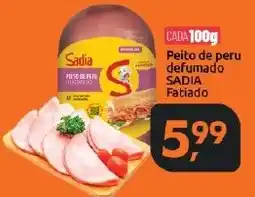 Supermercados Nori Peito de peru defumado sadia fatiado oferta