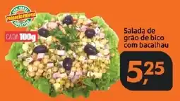 Supermercados Nori Salada de grão de bico com bacalhau oferta