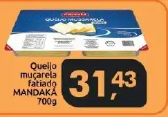 Supermercados Nori Queijo muzzarela fatiado mandaká oferta