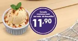 Supermercados Nori Cocada cremosa com sorvete de baunilha oferta