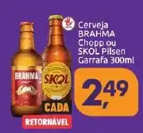 Supermercados Nori Cerveja brahma chop ou skol pilsen oferta