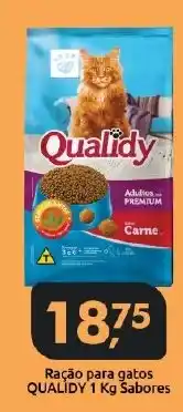 Supermercados Nori Ração para gatos QUALIDY 1 Kg Sabores oferta