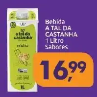 Supermercados Nori Bebida a tal da castanha oferta