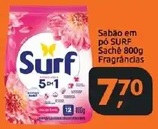 Supermercados Nori Sabão em pó surf sachê 800g fragrâncias oferta
