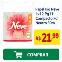 Tonin Superatacado Neve - papel hig lv12 pg11 compacto fd neutro 30m oferta