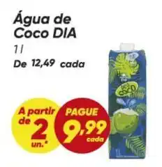 Dia Dia - água de coco oferta