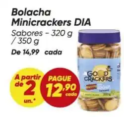 Dia Dia - bolacha minicrackers oferta
