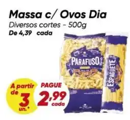 Dia Dia - massa c/ ovos oferta
