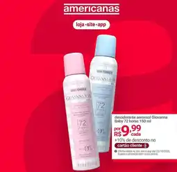 Lojas Americanas Giovanna baby - desodorante aerossol oferta