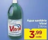 Carrefour Vitral - água sanitária oferta