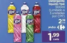 Carrefour Ypê - detergente líquido oferta