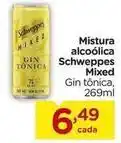 Carrefour Schweppes - mistura alcoólica mixed oferta
