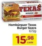 Carrefour Seara - hambúrguer texas burger oferta
