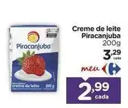 Carrefour Piracanjuba - creme de leite oferta