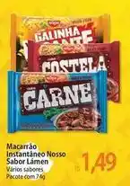 Atacadão Galinha pintadinha - macarrão instantâneo nosso sabor lámen oferta