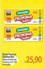 Atacadão Guimarães - doce paçoca oferta