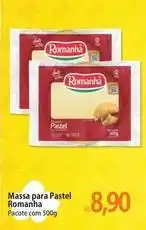 Atacadão Romanha - massa para pastel oferta