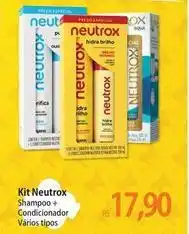 Atacadão Neutrox - kit shampoo + condicionador varios tipos oferta