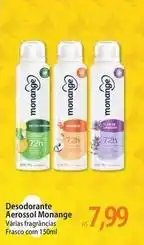 Atacadão Monange - desodorante aerossol oferta