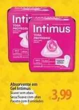 Atacadão Intimus - absorvente em gel oferta